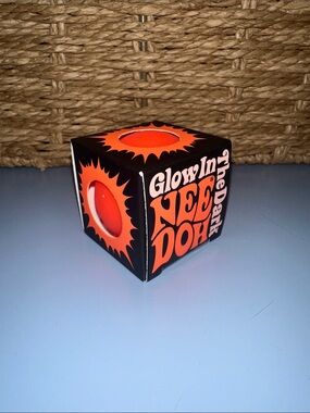 NWT Nee Doh Orange “Glow in the Dark” Squishy Ball